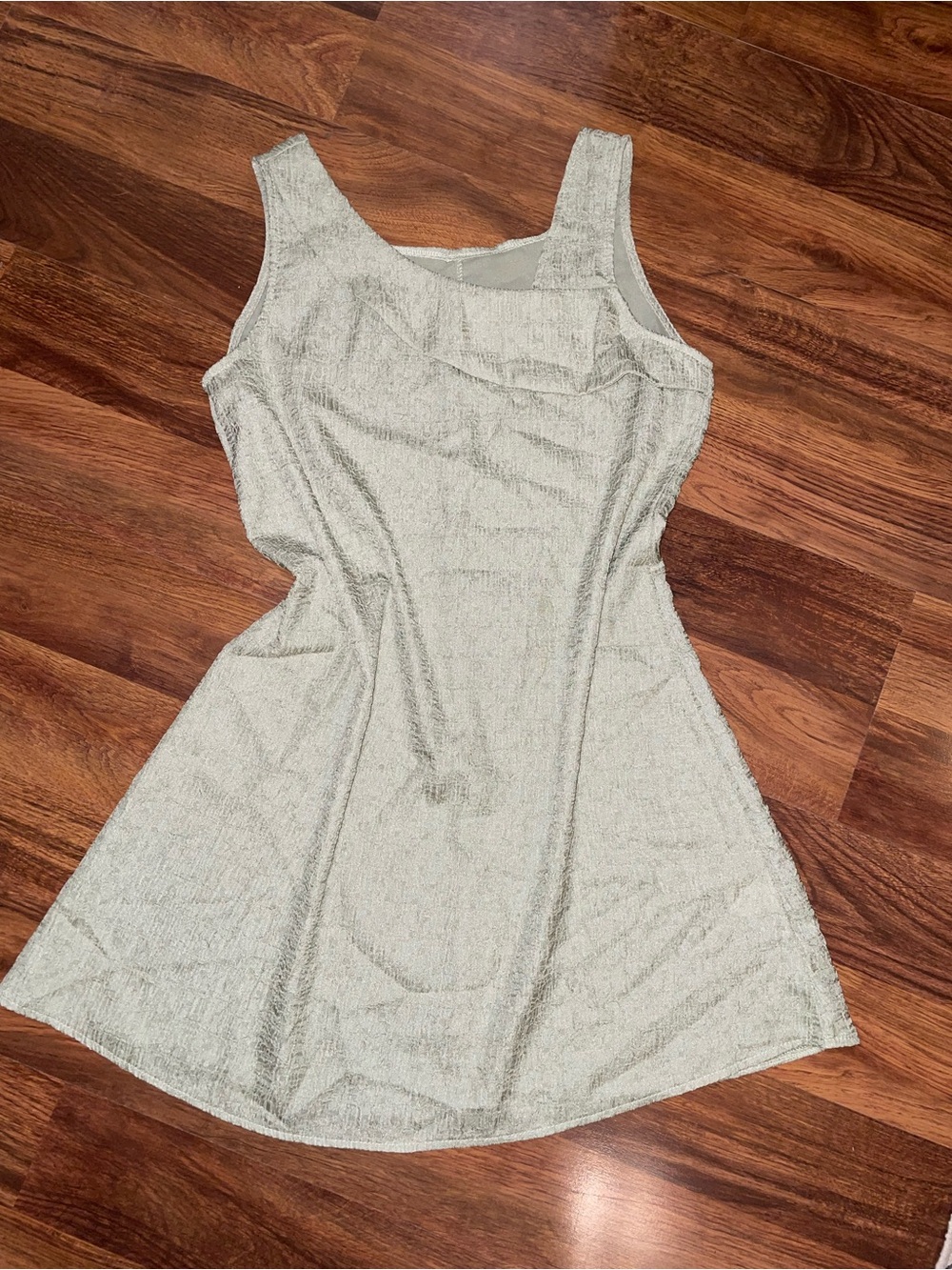 Sage Layering Mini Dress